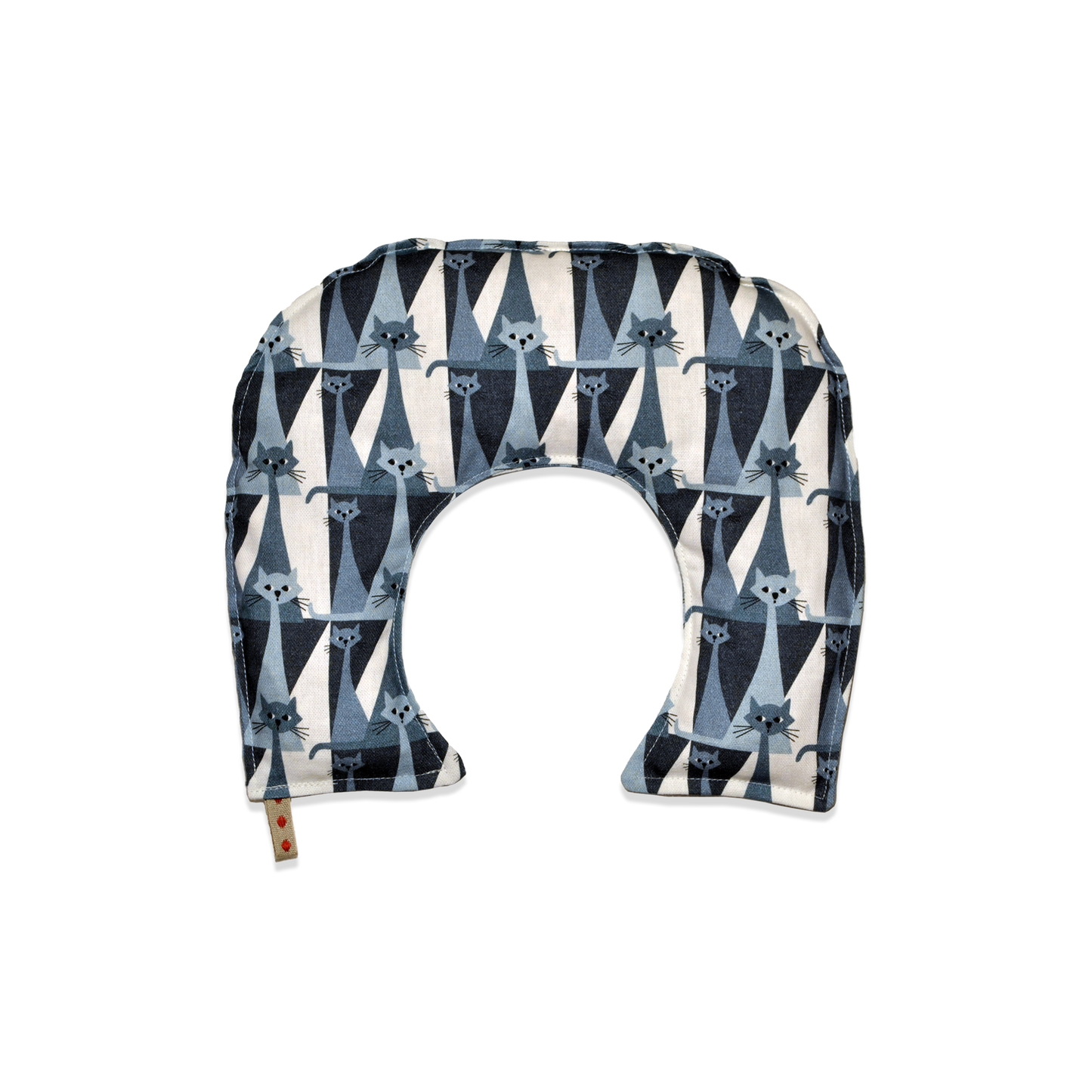 Mezzaluna con Noccioli di Ciliegia – Artigianale in Cotone 100%