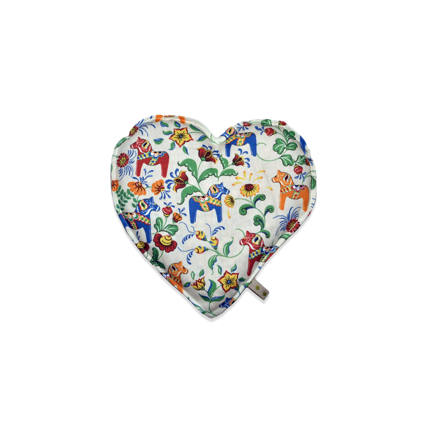 Cuore con Noccioli di Ciliegia – Artigianale in Cotone 100%