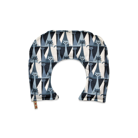 Mezzaluna con Noccioli di Ciliegia – Artigianale in Cotone 100%